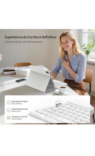 Funda TQQ iPad Air 11 M3/M2 con Teclado