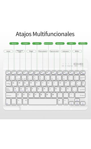 Funda TQQ iPad Air 11 M3/M2 con Teclado