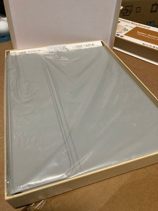 Funda TQQ iPad Air 11 M3/M2 con Teclado gris