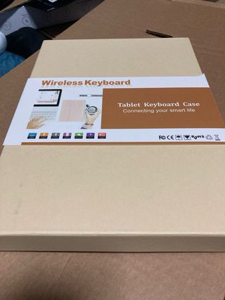 Funda TQQ iPad Air 11 M3/M2 con Teclado gris