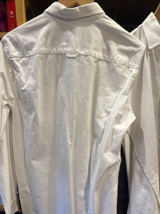 2 Camisas Easy Wear Slim Talla M Blanca