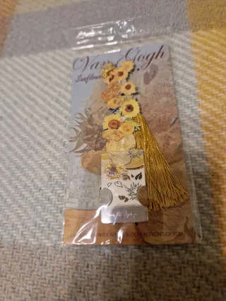 Segnalibro metallico I Girasoli Van Gogh