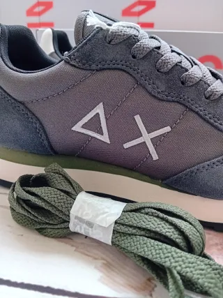 ✅️SUN68 Sneakers Uomo Tg 44 Grigio Verde
