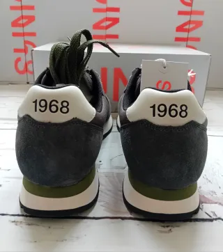 ✅️SUN68 Sneakers Uomo Tg 44 Grigio Verde