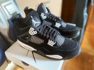 Jordan 4 Zapatillas Talla 44 Negro Blanco