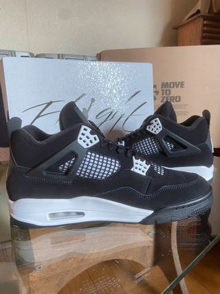 Jordan 4 Zapatillas Talla 44 Negro Blanco