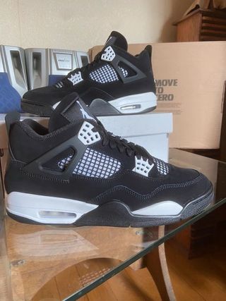 Jordan 4 Zapatillas Talla 44 Negro Blanco