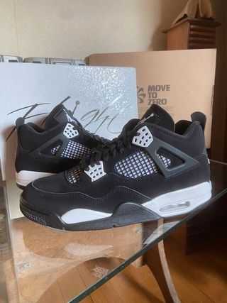 Jordan 4 Zapatillas Talla 44 Negro Blanco