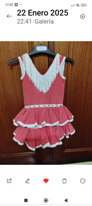 Traje de flamenca para niña