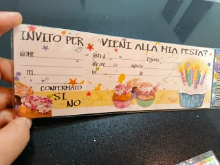 Inviti Festa Compleanno Bambini/ ragazzi