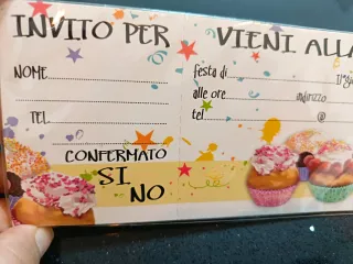 Inviti Festa Compleanno Bambini/ ragazzi