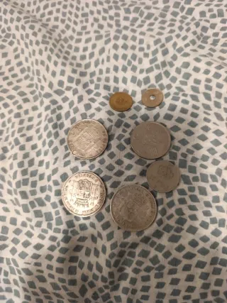 Lote de monedas antiguas