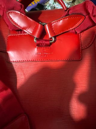 Mochila Louis Vuitton x Supreme Roja