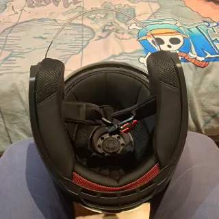 Casco Moto Negro Poco Uso