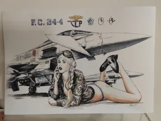 Litografia Pin up TLP