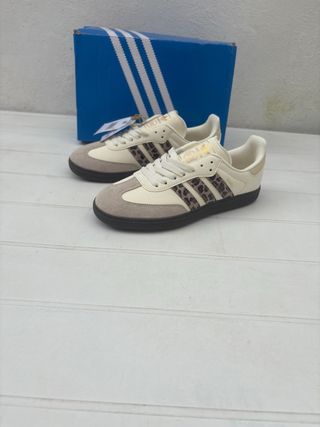 Adidas Samba OG Beige Leopardo
