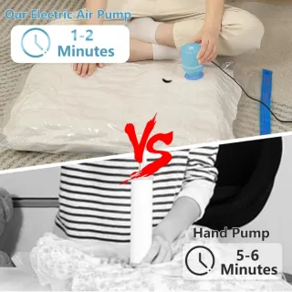 Bolsas de Vacío para Ropa + Bomba Eléctrica