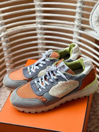 Baldinini Zapatillas Deportivas Gris Naranja