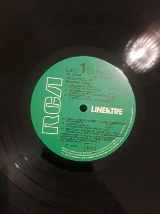 Vinile Renato Zero Incontro con Renato Zero 33 gir