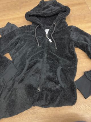 Tuta teddy nera con cappuccio Eight2nine XS-S