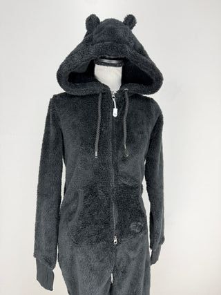 Tuta teddy nera con cappuccio Eight2nine XS-S