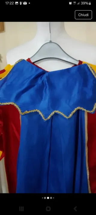 Costume Carnevale Diavoletto Rosso e Giallo