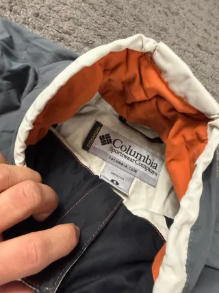 ¡¡OFERTA!! Talla S Chaqueta Columbia Gris Naranja