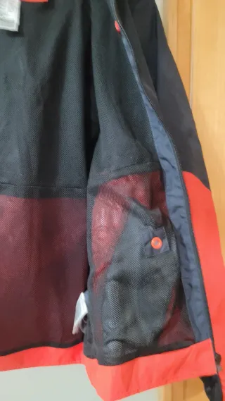 Cazadora niño azul y roja