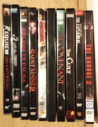 Lotto 10 DVD Horror/Thriller Originali