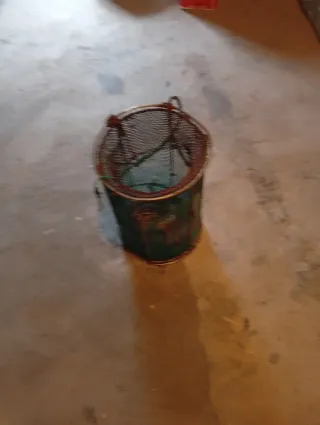 Cesta de pesca de acero inoxidable