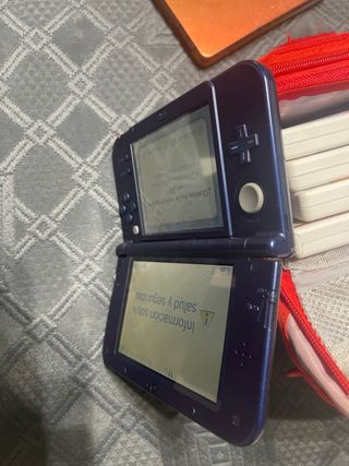 Nintendo 3DS Azul + Juegos y Accesorios