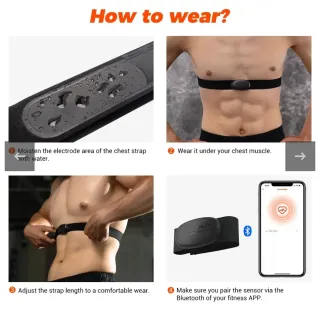 COOSPO H6 Monitor Frecuencia Cardíaca Bluetooth