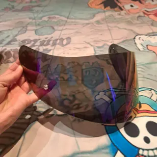 Visera para casco moto