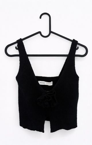 Top negro Bershka