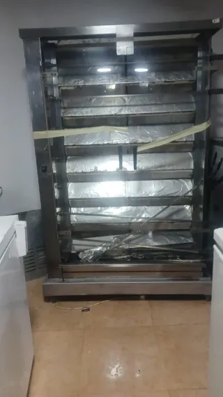 Asador de pollos acero inoxidable 7 bandejas