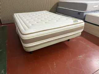 150x190 BASE TAPIZADA (exposición  COLCHON RELAX L