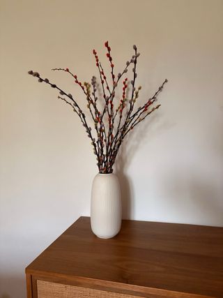 Jarrón Maison du Monde blanco cerámica