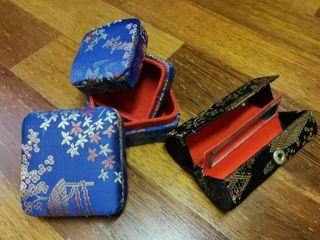 Juego cajitas joyero y cajita pintalabios