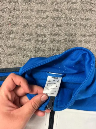 ¡¡OFERTA!! Talla L Chaqueta Adidas Azul y Blanca