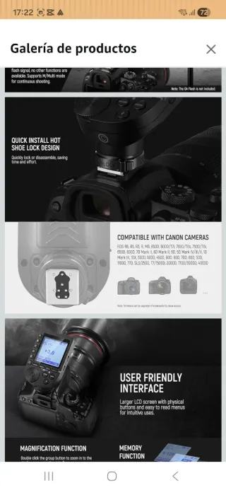 Trigger TTL wireless NEEWER QPRO-C per flash Canon