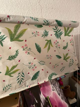 Estor enrollable estampado floral