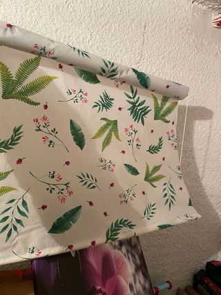 Estor enrollable estampado floral