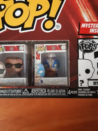 Funko Bitty Pop WWE Pack 4 figuras