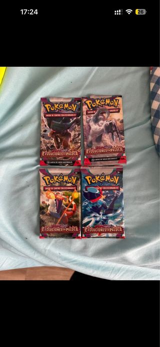 Sobres TCG Pokémon varias colecciones