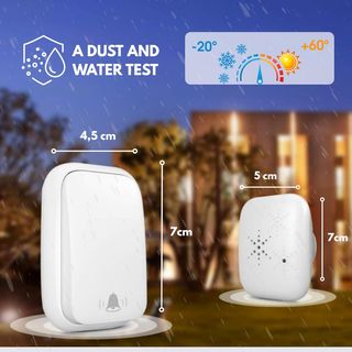 Timbre Inalambrico Exterior Impermeable