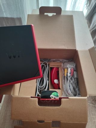 Nintendo Wii Mini Ed. Mario Kart Roja