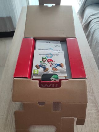 Nintendo Wii Mini Ed. Mario Kart Roja