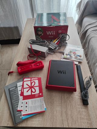 Nintendo Wii Mini Ed. Mario Kart Roja