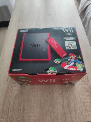 Nintendo Wii Mini Ed. Mario Kart Roja