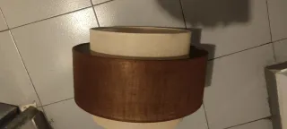 Lámpara de techo vintage tela